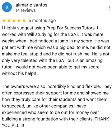Alimarie Prep For Success Tutors Review